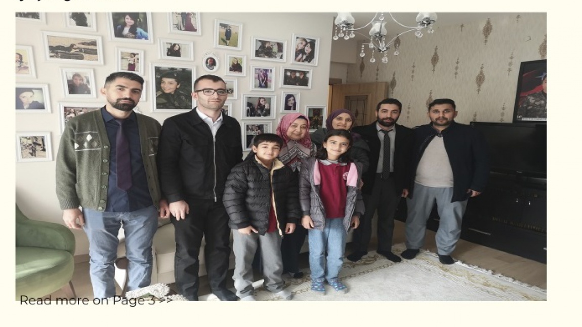 15 Temmuz Şehidi Polis Özel Harekât Komiseri Gülşah GÜLER'in ailesini ziyaret ettik.
